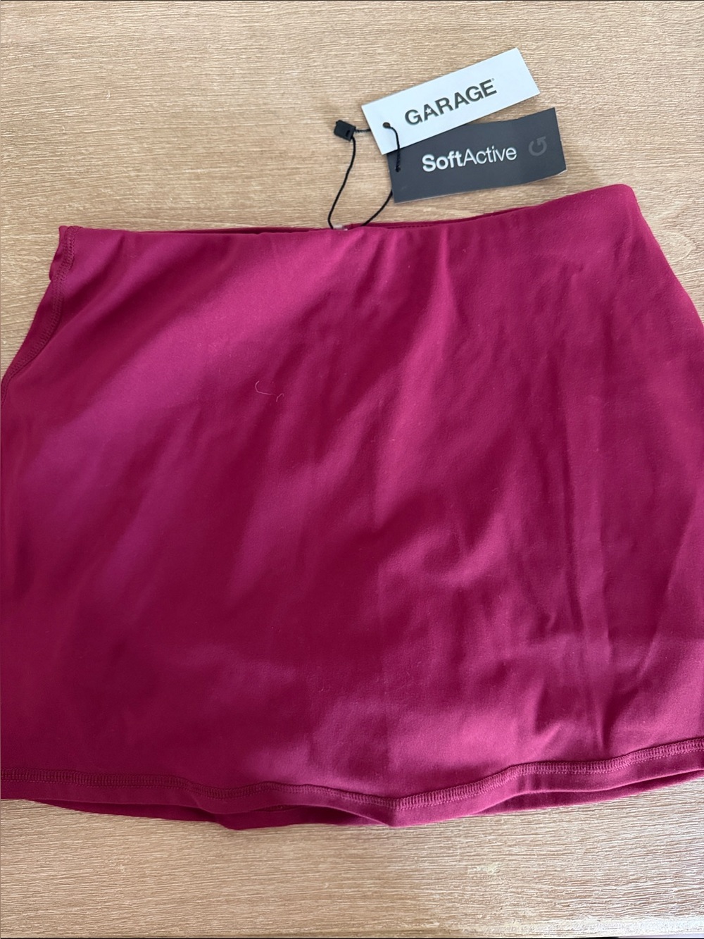 NWT Garage SoftActive Mini Skort in Magenta -XXS